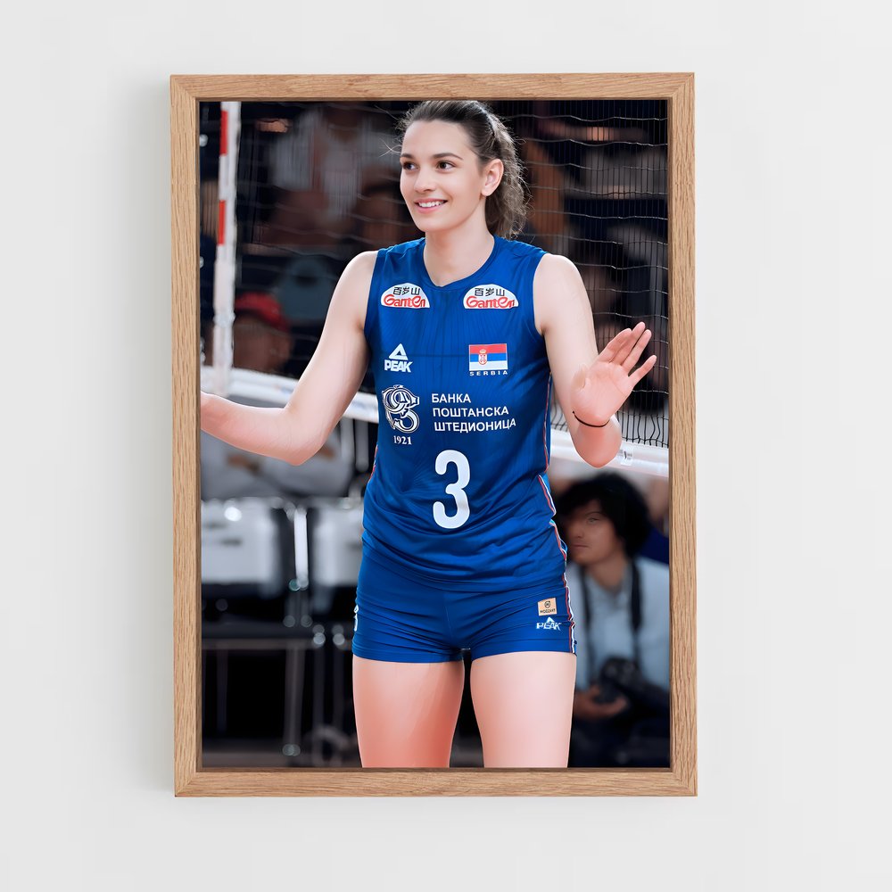 Poster Voleuse de Gloire – affiche Volleyball (vue 4)